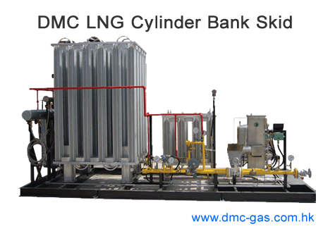 DMC LNG Cylinder Bank Skid