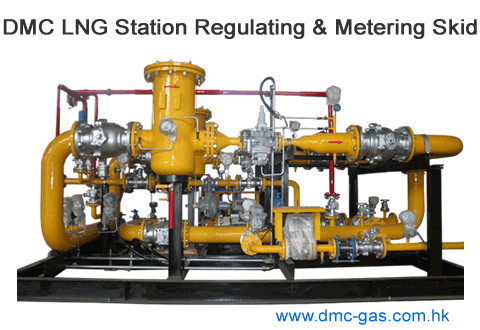 DMC LNG Station Regulating & Metering Skid